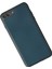 iPhone 7 Plus Kılıf Coco Deri Silikon Kapak - Mavi 3