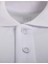Beyaz Comfort Fit Polo Yaka Pike T-Shirt 3