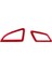 10. Nesil Honda Civic 2016-2020 Için Gösterge Paneli Hava Firar Rüzgar Çıkışı Kapak Trim Etiket - Kırmızı (Yurt Dışından) 1