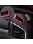 10. Nesil Honda Civic 2016-2020 Için Gösterge Paneli Hava Firar Rüzgar Çıkışı Kapak Trim Etiket - Kırmızı (Yurt Dışından) 3