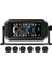 Araba Rv Kamyon Tpms 6 Tekerlek Sensörü Güneş Lastik Basıncı Izleme Sistemi Sıcaklık Saati Hava Basıncı Göstergesi Alarm A (Yurt Dışından) 1