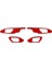 Jeep Compass 2021 2022 Için Araba Iç Kapı Kolu Paneli Kapak Trim Çerçeve Dekorasyon Çıkartması Aksesuarları, Kırmızı (Yurt Dışından) 1
