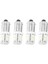 4x T11 BA9S T4W 233 Bayonet 10 Smd LED Araç Takoz Iç Yan Ampul Beyaz (Yurt Dışından) 1