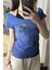 Lacivert Nuit Magique Madonna Yaka Ek Askılı Gotik Y2K Kısa Kollu Full Body Crop 1