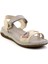 Bej Çok Renkli Leather Kadın Sandalet K05281079003 3