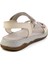 Bej Çok Renkli Leather Kadın Sandalet K05281079003 4