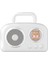 BR-220 Radyolu Bluetooth Hoparlör - Beyaz 1