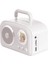 BR-220 Radyolu Bluetooth Hoparlör - Beyaz 3