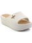 Beyaz Kadın Terlik K04740300159 3