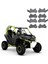 8 Adet Motosiklet Ön Arka Fren Balatası Seti 715900380 715900379 Can-Am Maverick X3/max/sport/trail 2017-2024 715900386 (Yurt Dışından) 2