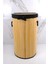 Yuvarlak Bambu Çamaşır Sepeti Naturel CL-6001-08 C1-1-121 3
