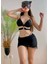 Parıltılı Taşlı Tül Büstiyer Etek Takım - Bralet ve Mini Etek 2
