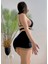 Parıltılı Taşlı Tül Büstiyer Etek Takım - Bralet ve Mini Etek 3