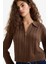 Regular Fit Polo Yaka Fermuarlı Triko Hırka A3331AX25WN 1