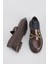 Kadın Loafer Yüksek Taban Tokalı Günlük Ayakkabı Kinles 8