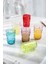 Akrilik Amber 6'lı Kısa Bardak & Su Meşrubat Kahve Yanı Bardağı 400 ml ( Cam Değildir ) 5