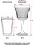 Akrilik Beyaz Tekli Kadeh & Su Meşrubat Kahve Yanı Bardağı 300 ml ( Cam Değildir ) 4