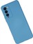 Tecno Camon 18 Kılıf Nano Içi Kadife Silikon - Mavi 2