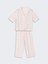 Lcw Dream Pembe Gömlek Yaka Baskılı Kadın Pijama Takımı 5
