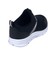 Çocuk Unisex Siyah Beyaz Bağcıksız Slip-On Rahat Kalıp Günlük Sneaker Spor Ayakkabı 5