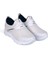 Çocuk Unisex Beyaz Siyah Bağcıksız Slip-On Rahat Kalıp Günlük Sneaker Spor Ayakkabı 1