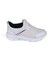 Çocuk Unisex Beyaz Siyah Bağcıksız Slip-On Rahat Kalıp Günlük Sneaker Spor Ayakkabı 4