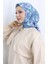 Desenli Soft Eşarp 90202-05 Lila Yeşil 1
