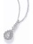 BINRONG0399 Gümüş Deniz Kızı Gözyaşları Kolye Zirkon Taşlı Kolye (Yurt Dışından) 2