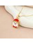 BINRONG0079 Altın Santa Zirkon Kolye (Yurt Dışından) 2
