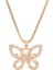 BINRONG0087 Altın Kelebek Zirkonyum Kolye (Yurt Dışından) 1