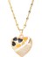 BINRONG0155 Altın Kalp Zirkonyum Kolye (Yurt Dışından) 1