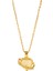 BINRONG0538 Altın Kalp Zirkonya Kolye (Yurt Dışından) 1