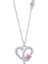 BINRONG0355 Gümüş Kalp Zirkon Taşlı Kolye (Yurt Dışından) 1