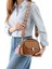 Iki Fonksiyonlu Metal Basmalı Suni Deri Omuz, El Çantası Kahve Rengi (Model: 571-13-17H) 1