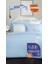 Butterfly V.1 %100 Pamuk Saten King Size (Xl/battal) Çift Kişilik Nevresim Takımı- Mavi 1