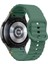 Samsung Galaxy Watch 7 40MM-44MM Ile Uyumlu Metal Tokalı Dalgalı Spor Silikon Kordon 2