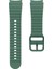 Samsung Galaxy Watch 7 40MM-44MM Ile Uyumlu Metal Tokalı Dalgalı Spor Silikon Kordon 5