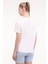 New Id Reg Tee Beyaz Kadın Kısa Kol T-Shirt 3