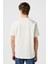 Bisiklet Yaka T-shirt Beyaz Erkek Kısa Kol T-Shirt 2