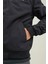 JJERUSH HOOD BOMBER NOOS Siyah Erkek Mont 4