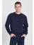 Regular Fit Normal Kesim Lacivert Erkek Sweatshirt 1