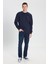 Regular Fit Normal Kesim Lacivert Erkek Sweatshirt 3