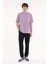 MB C NECK 11BS38 5FX Mor Erkek Kısa Kol T-Shirt 3