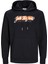 Jjtıley Sweat Hood Ln Siyah Erkek Sweatshirt 2