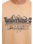 Short Sleeve Graphic Slub Kahverengi Erkek Kısa Kol T-Shirt 3