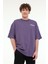 ML FRANCO 11FF10 5FX Mor Erkek Kısa Kol T-Shirt 1