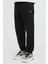 Woven Badge Sweatpant Siyah Erkek Eşofman Altı 1