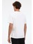 Short Sleeve Graphic Slub Beyaz Erkek Kısa Kol T-Shirt 2