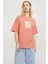 JXPAIGE LOOSE SS TEE JRS Kiremit Kadın Kısa Kol T-Shirt 1