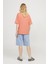 JXPAIGE LOOSE SS TEE JRS Kiremit Kadın Kısa Kol T-Shirt 6